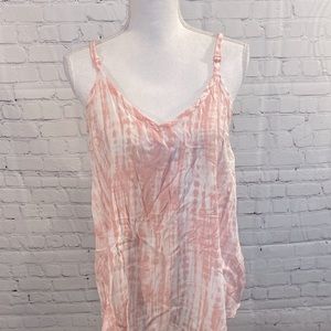 TORRID Cami Top Pink & White-0X